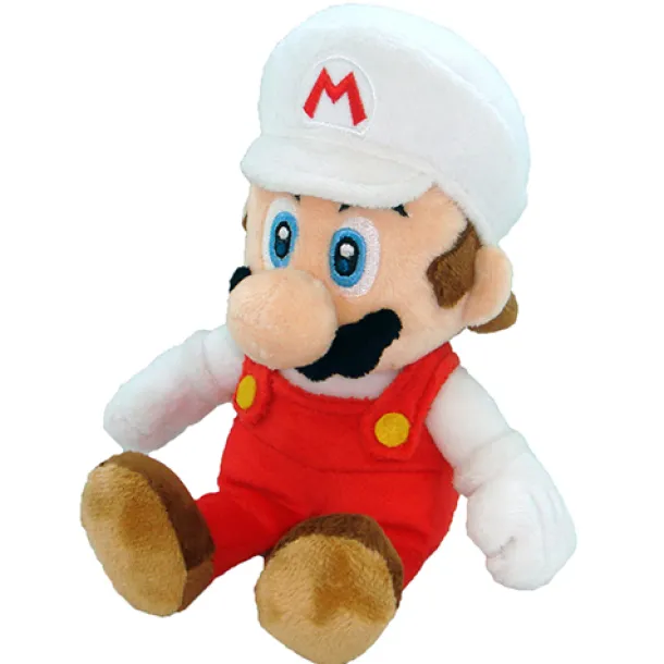 6" Plush New Fire Mario