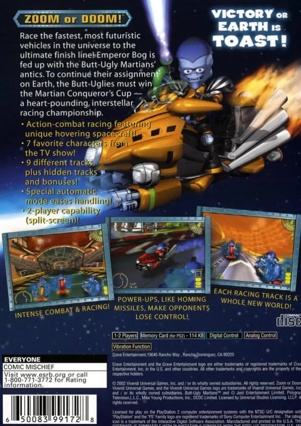 Butt Ugly Martians Zoom or Doom