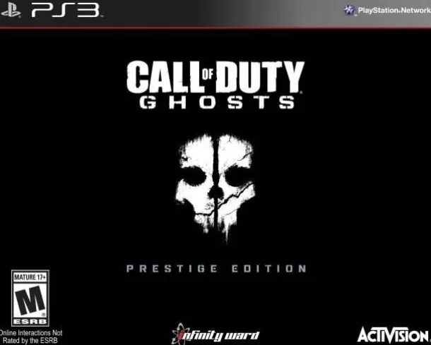 Call of Duty Ghosts Prestige Edition