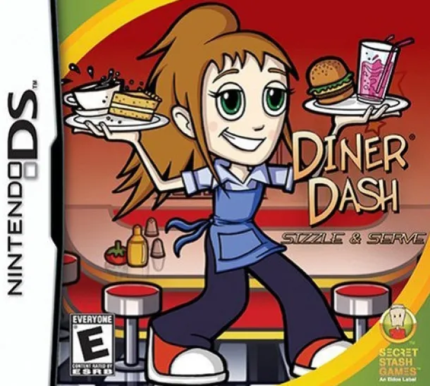 Diner Dash Sizzle and Serve DS Game