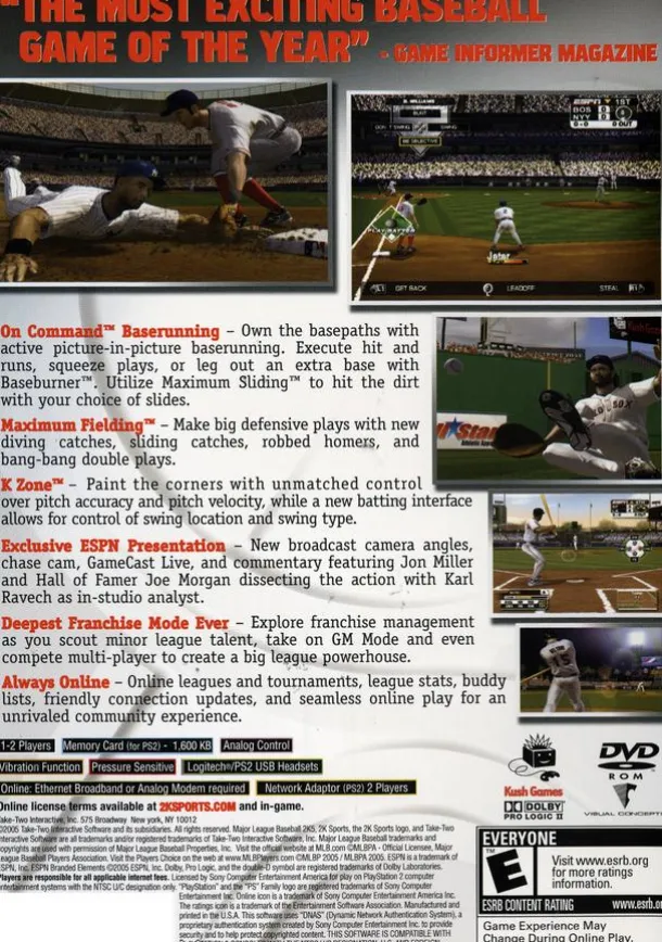 ESPN Major League Baseball 2K5