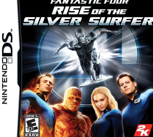 Fantastic 4 Rise of the Silver Surfer DS Game