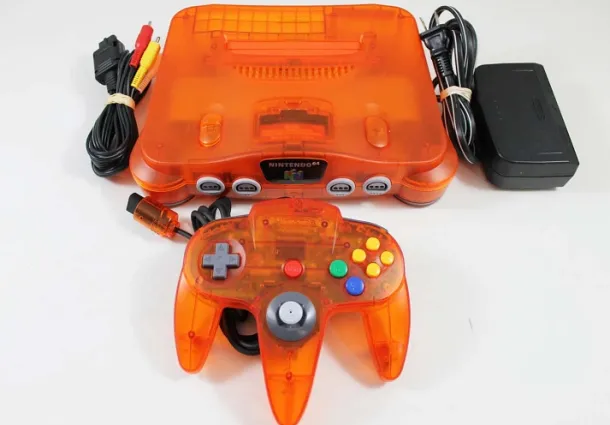 Fire Orange Nintendo 64 System