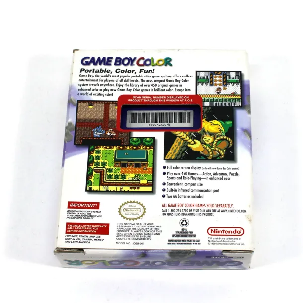 Game Boy Color - Grape - Complete in box