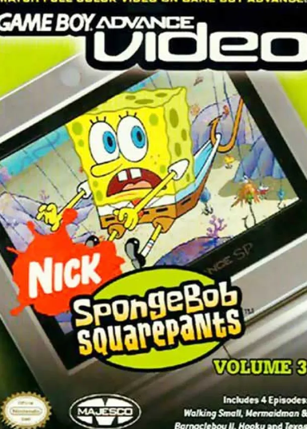 GBA Video Sponge Bob Square Pants Volume 3