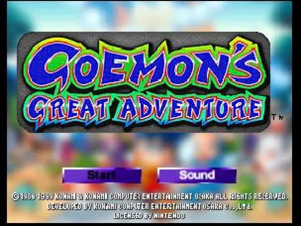 Goemon's Great Adventure