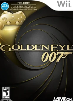 GoldenEye 007 Bundle with Gold Classic Controller