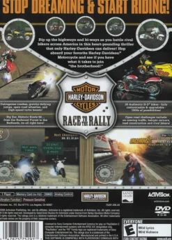 Harley Davidson Motorcycles Race to the Rally