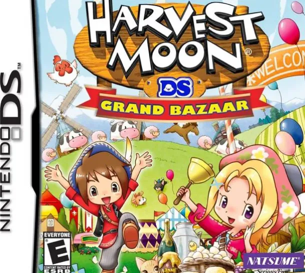 Harvest Moon: Grand Bazaar DS Game