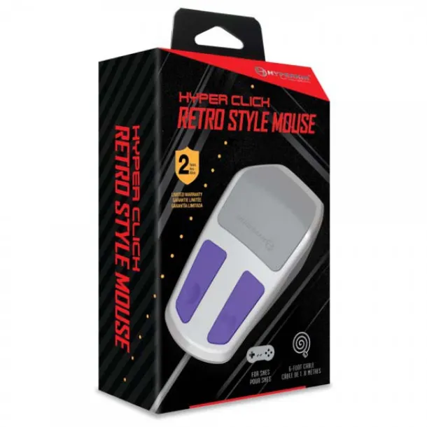 Hyper Click Retro Style Mouse for SNES