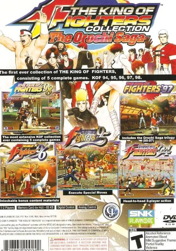 King of Fighters Collection The Orochi Saga