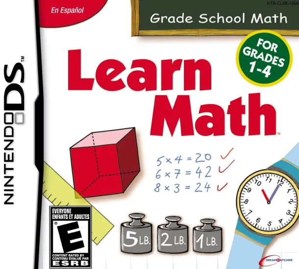 Learn Math for Grades 1-4 DS Game