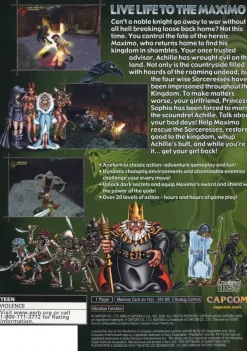 Maximo Ghosts to Glory