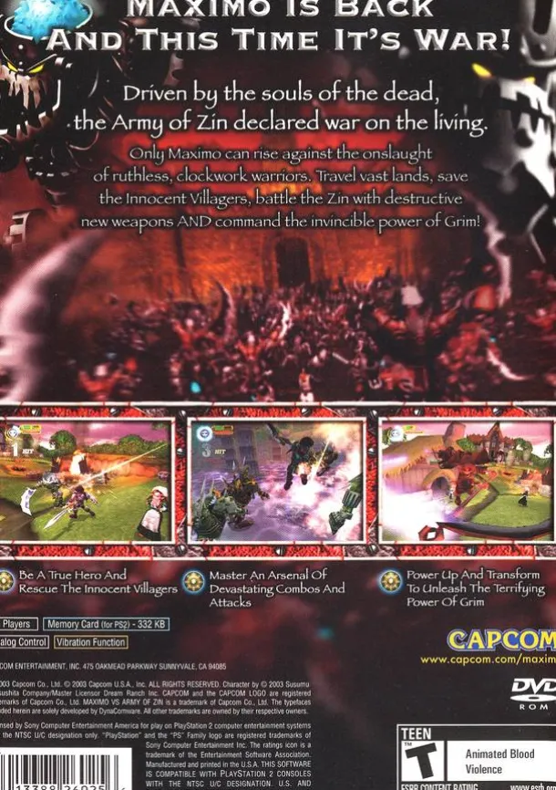 Maximo vs Army of Zin