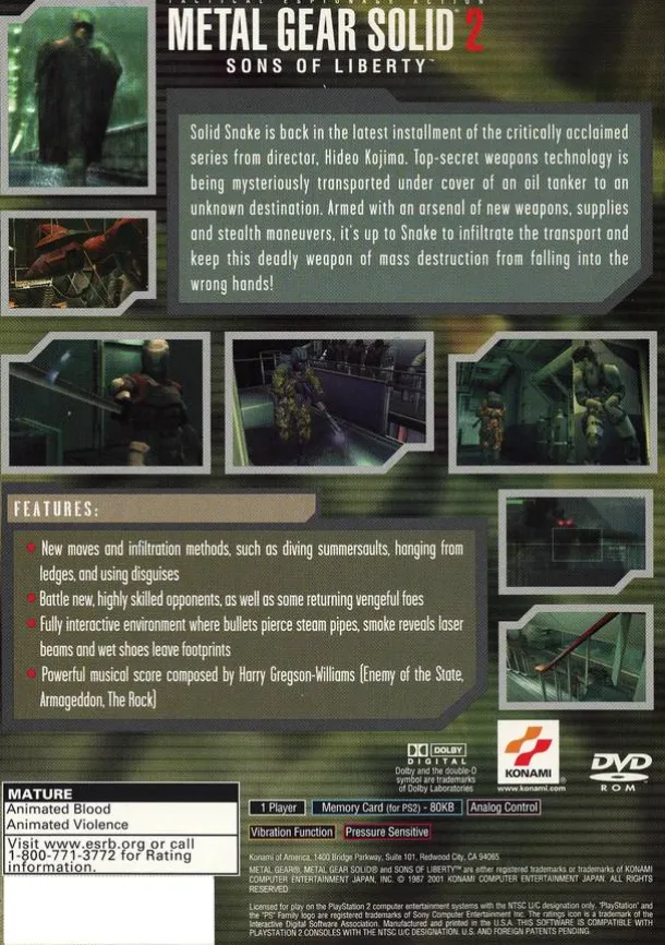 Metal Gear Solid 2 Sons of Liberty