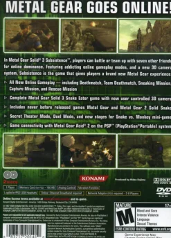 Metal Gear Solid 3 Subsistence
