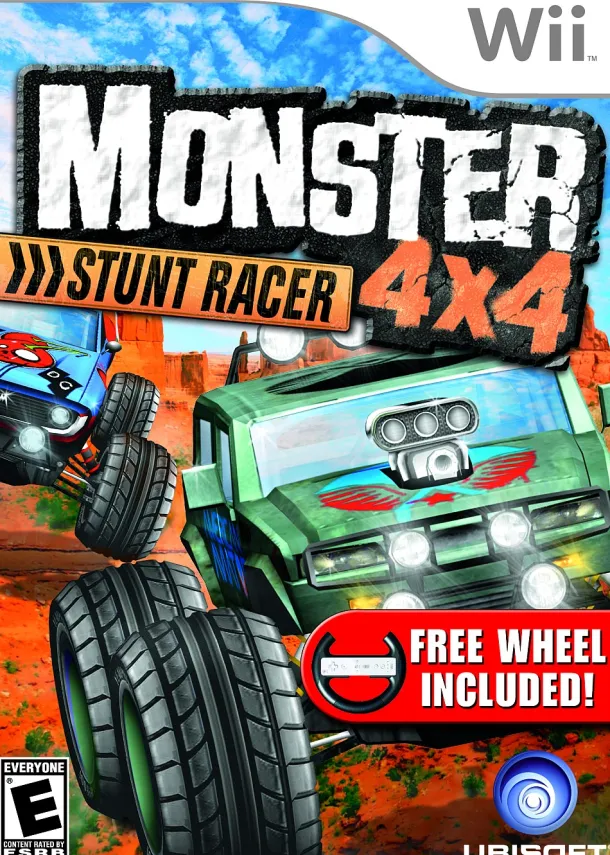 Monster 4x4: Stunt Racer with Racing Wheel