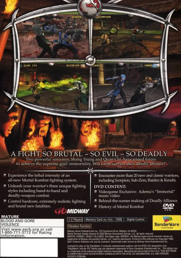 Mortal Kombat Deadly Alliance