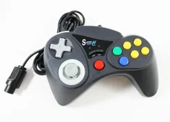 N64 Nintendo 64 Super Pad 64 Plus (Black)
