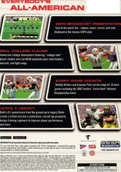 NCAA College Football 2K3