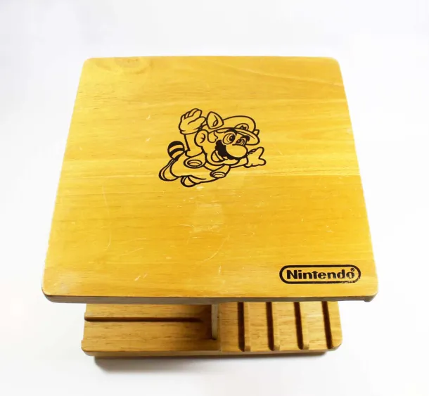 NES Vintage Beechwood Rotating Game Holder