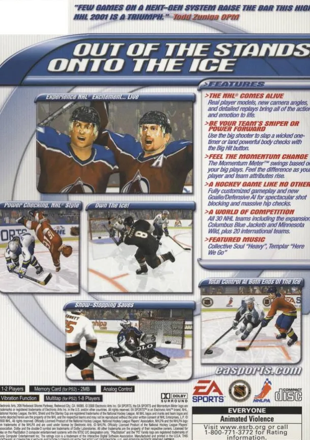 NHL 2001