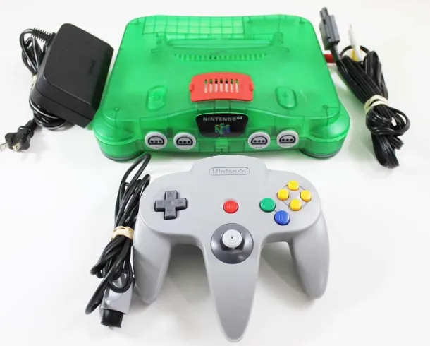 Nintendo 64 Jungle Green Console W/ Expansion Pak