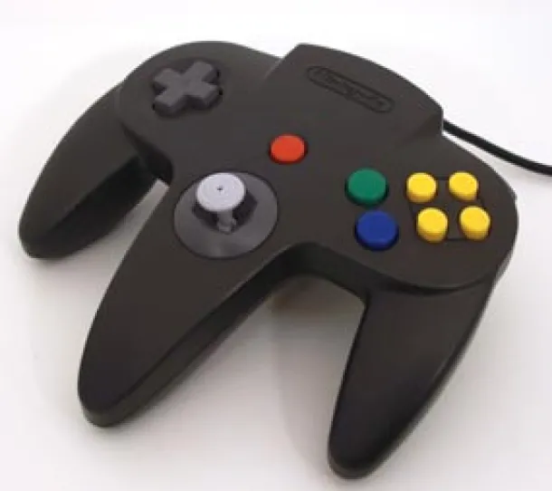 Nintendo 64 N64 Black Controller