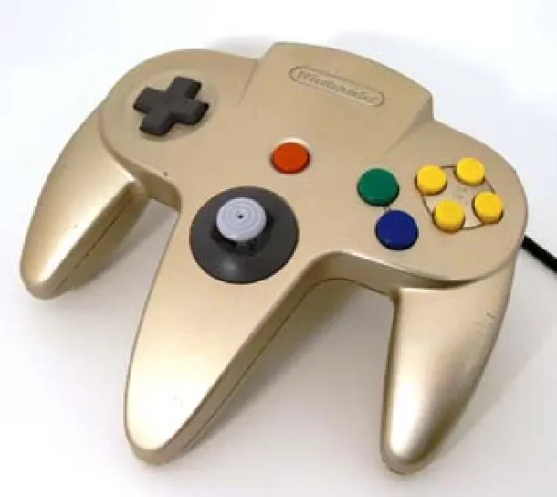 Nintendo 64 N64 Gold Controller