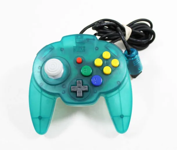 Nintendo 64 N64 Hori Pad Mini Controller- Clear Ocean Blue (Japan Import)
