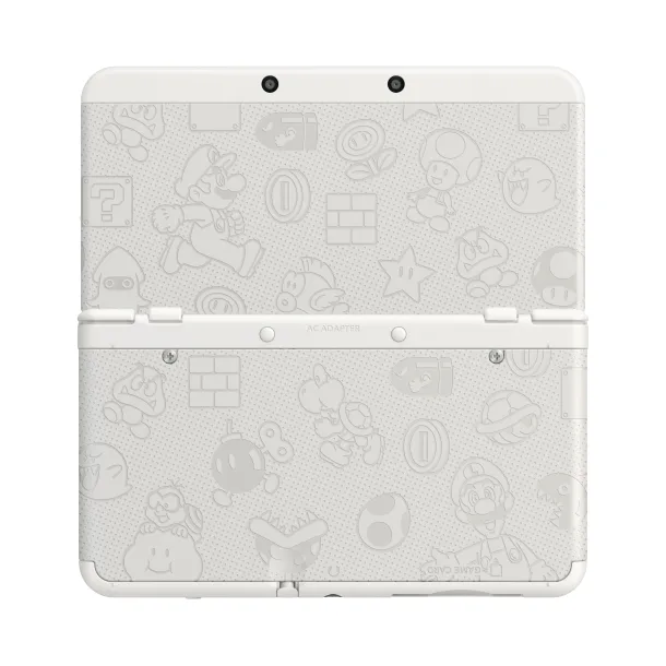 Nintendo 3DS System - New Model - Super Mario White Edition (Discounted)