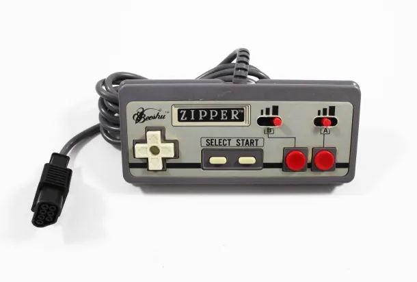 Nintendo NES Beeshu Zipper Controller (Grey)
