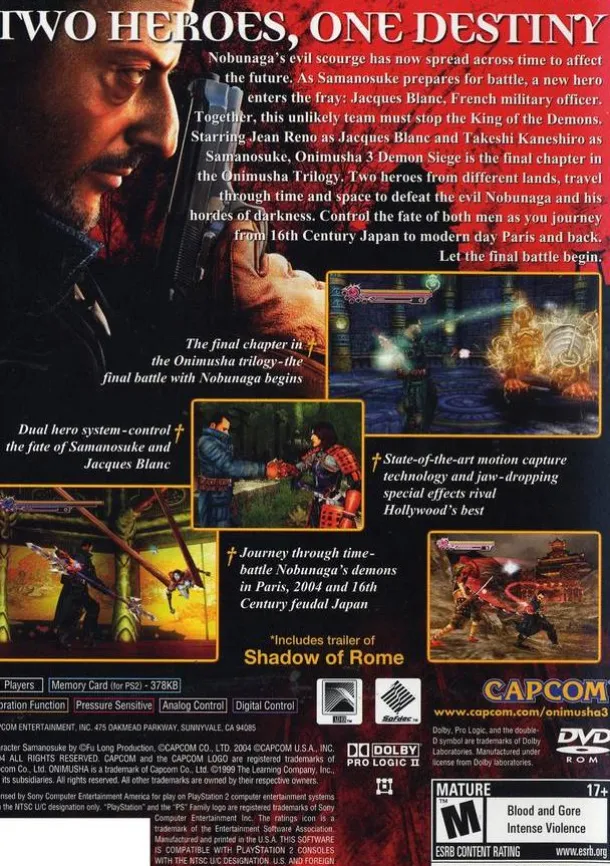 Onimusha 3 Demon Siege
