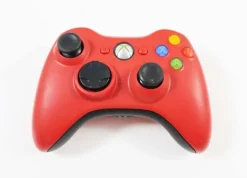 Original Microsoft XBOX 360 Wireless Controller - Red & Black