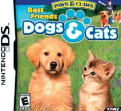 Paws and Claws Dogs and Cats Best Friends DS Game
