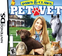 Paws and Claws Pet Vet DS Game