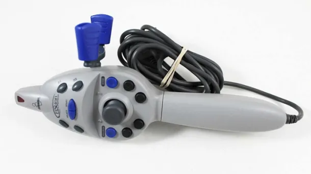 Playstation 1 PS1 InterAct Fission Fishing Reel Controller