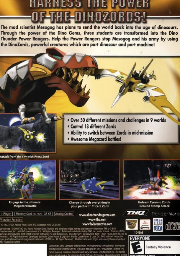 Power Rangers Dino Thunder
