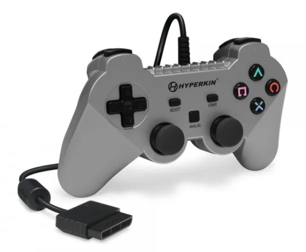 Premium PS2 "Brave Warrior" Controller - Silver