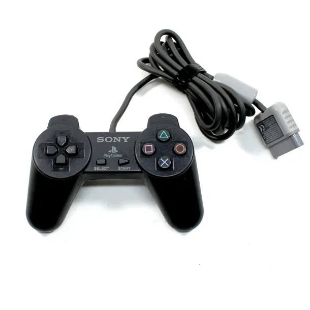 PS1 Original Black Analog Controller