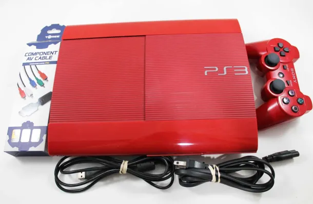 PS3 Super Slim Red God of War Edition 500GB System
