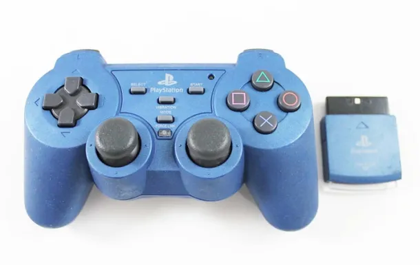 PS2 Wireless Force 2 Katana Controller (Blue)