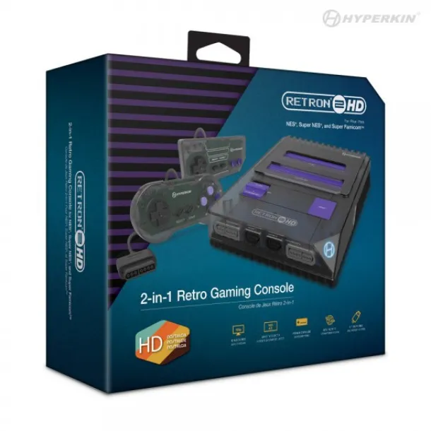 RetroN 2 HD Console NES / SNES - Black