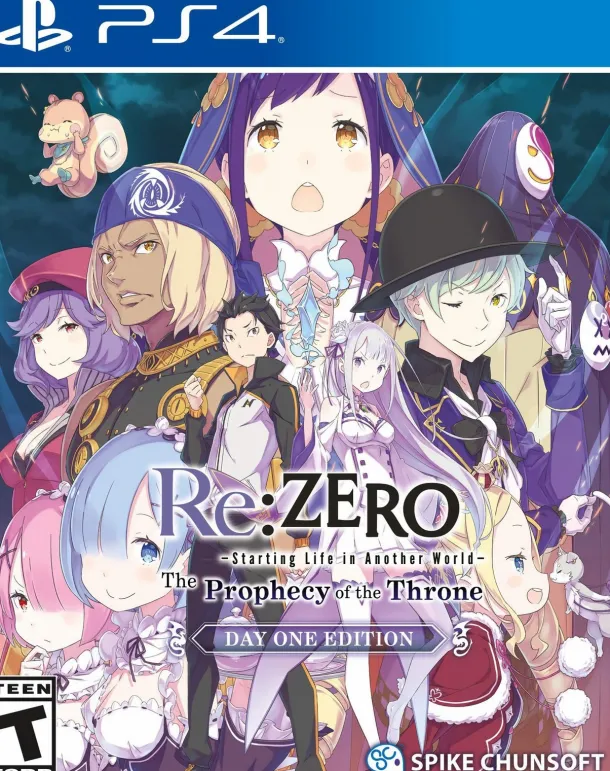Re:ZERO: The Prophecy of the Throne Playstation 4 Game