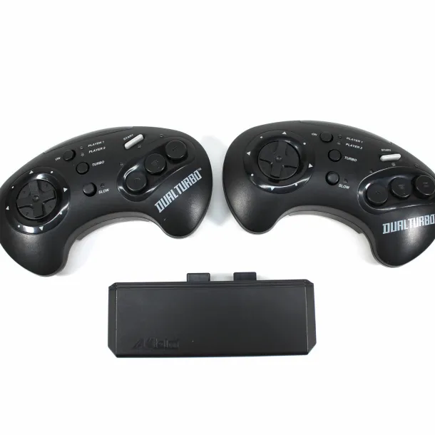 Sega Genesis Akklaim Dual Turbo Wireless Remote System Controllers