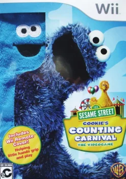 SESAME STREET: COOKIE'S COUNTING CARNIVAL W/ WII-MOTE COVER