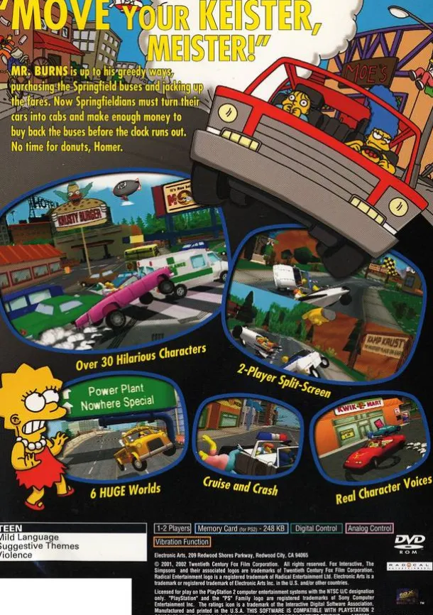 Simpsons Road Rage