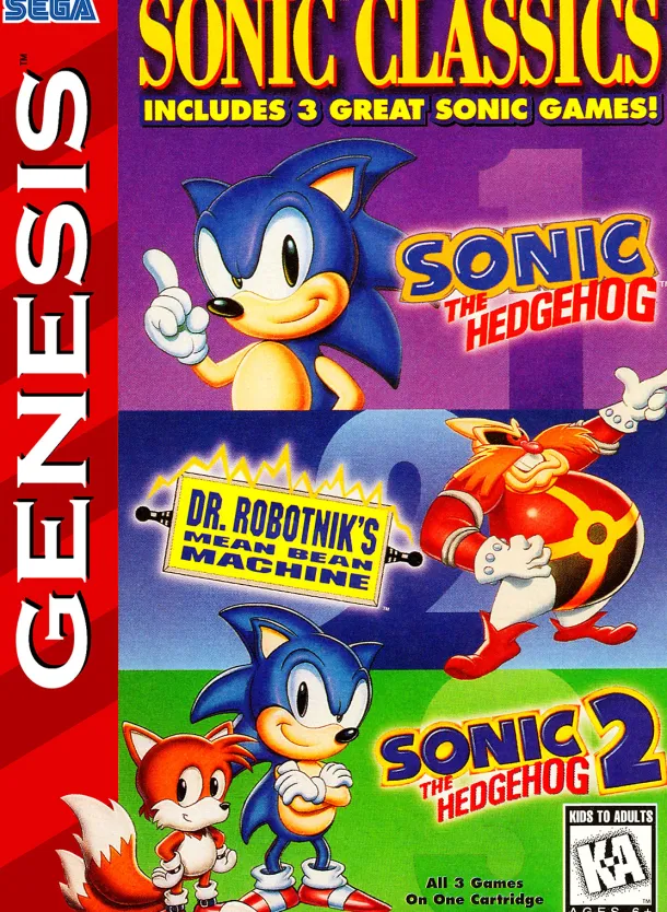 Sonic Classics 3 In 1