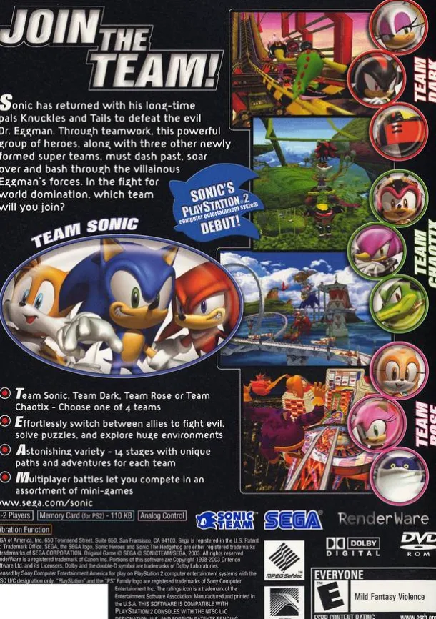 Sonic Heroes