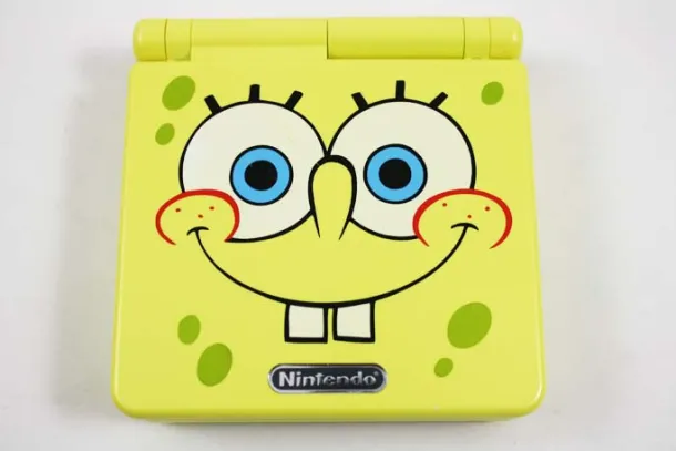 Sponge Bob Game Boy Advance SP Back-lit System - Discounted